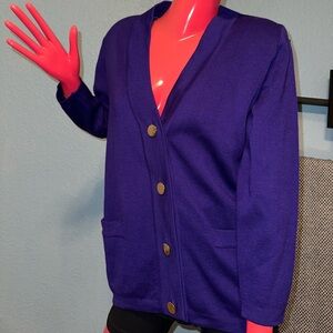 unique vintage sweater all pure wool 100% merino wool